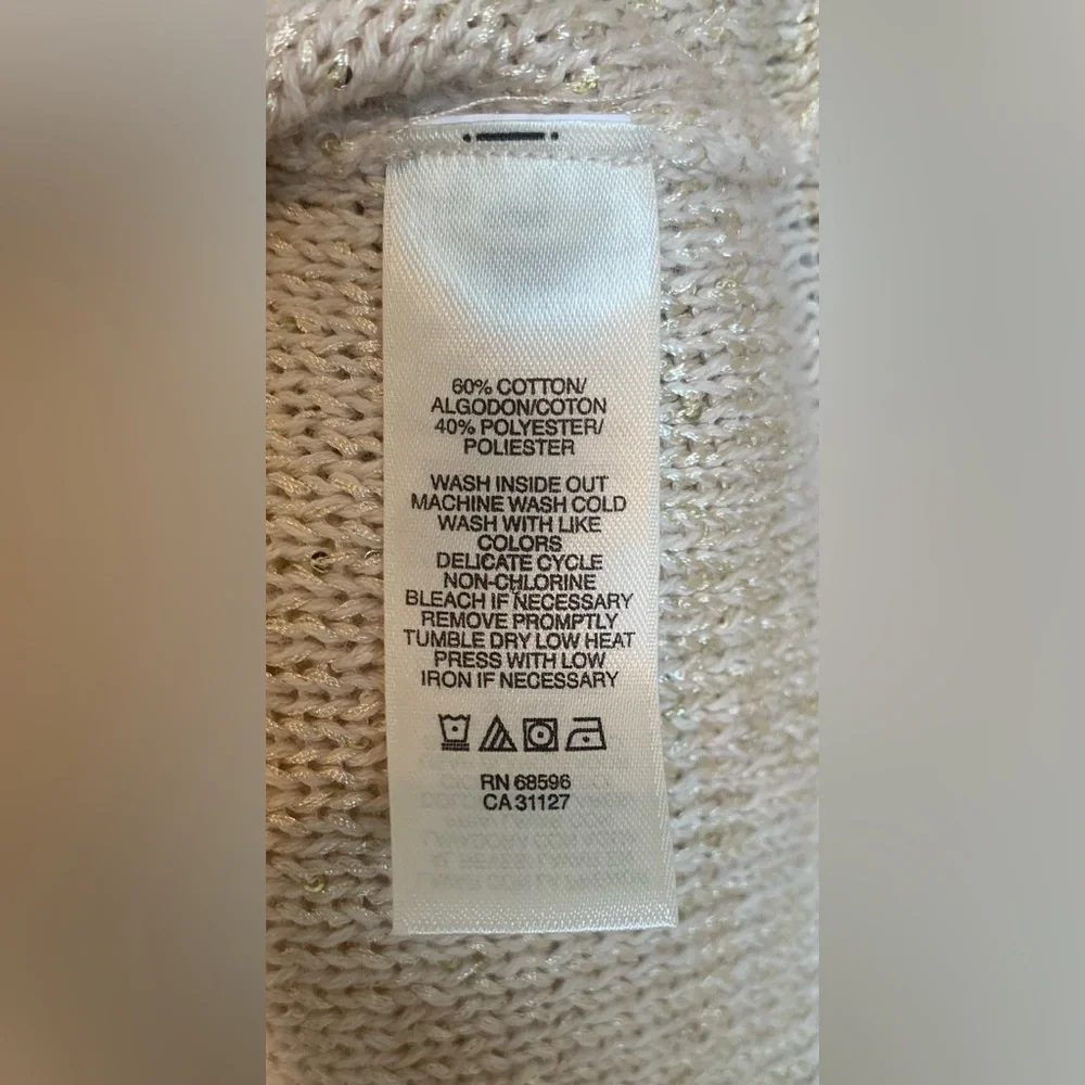 DKNYJeans sweater. Size XL, champagne color. EUC - Picture 5 of 5